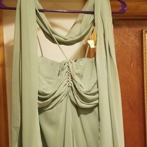Olive Green Dress